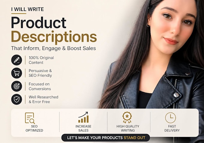 write SEO product descriptions that boost sales