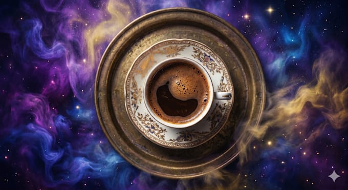 your turkish coffee cup about a specific person