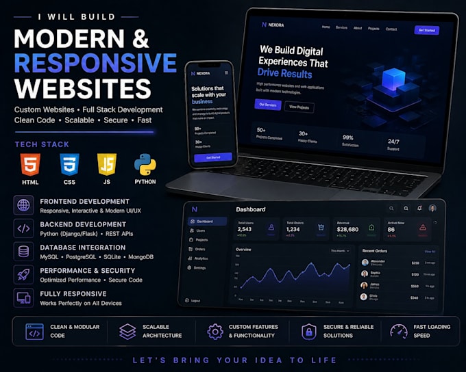 build a custom web app or dashboard