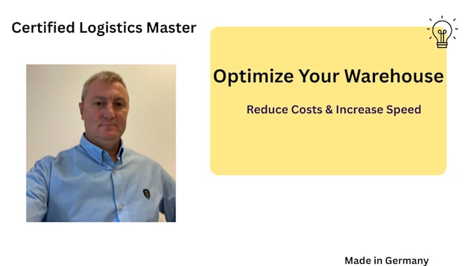 provide expert warehouse analysis and logistics optimization