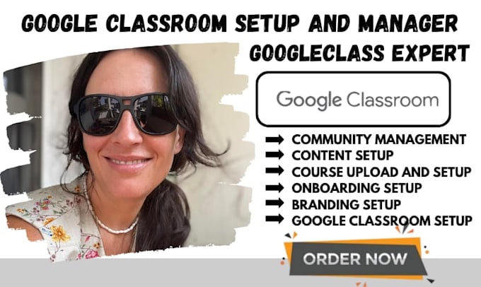 setup google classroom course curriculum design and full classroom management