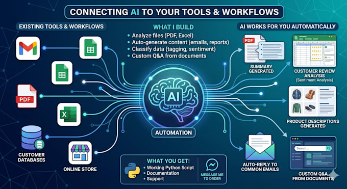 integrate chatgpt or claude into your workflow
