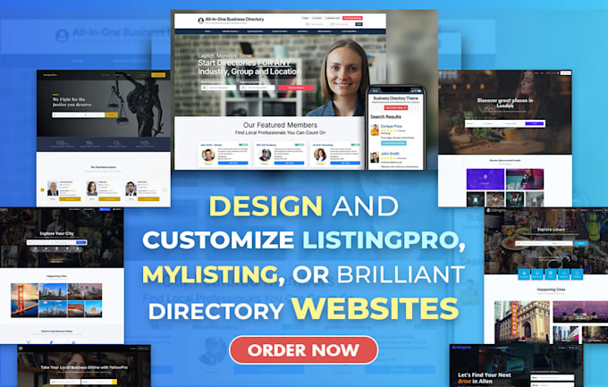 develop directory website using listingpro, mylisting or brilliant directory