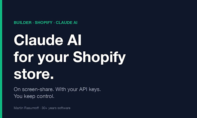 integrate claude ai into your shopify and teach you how