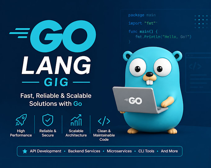develop high performance rest API using golang go