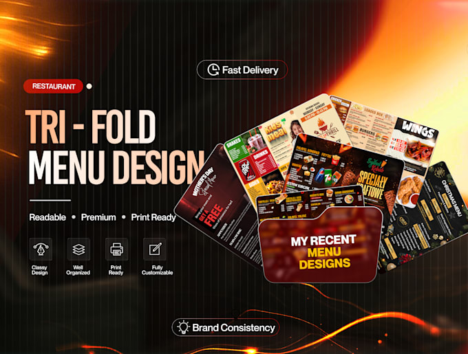 do restaurant trifold menu