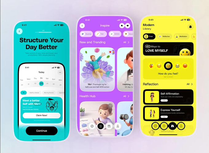develop daily habit tracker app, daily routine app, habit building app