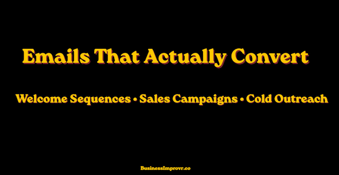 write high converting email sequences for your business