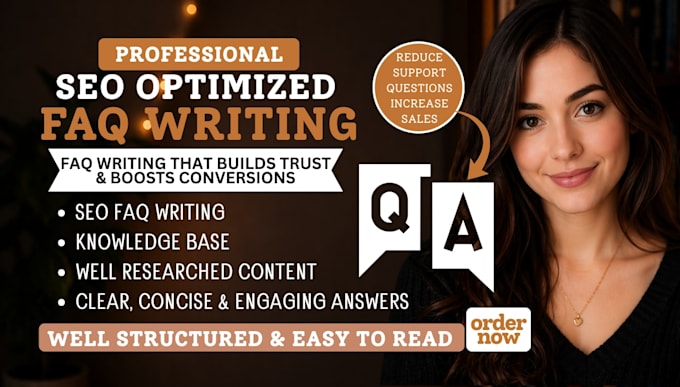 write seo faq, faq writing, faq page, website faq content, website content