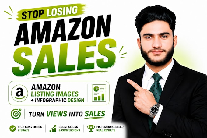 design stunning images with infographic for amazon conversion