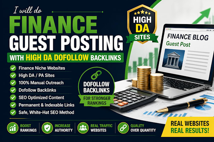 do finance guest posting with high da dofollow backlinks
