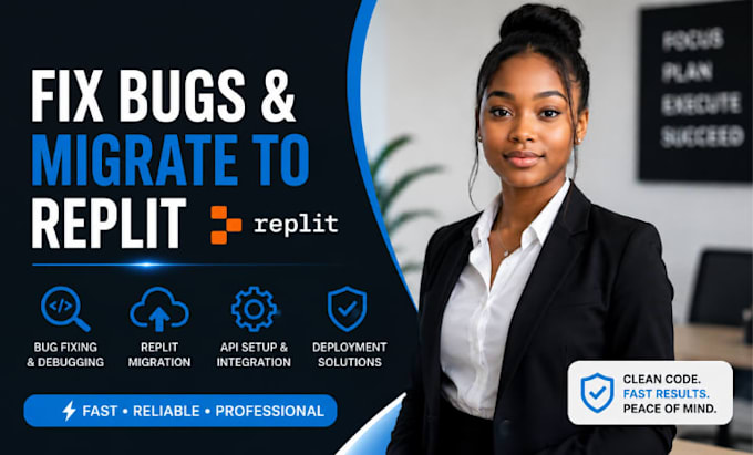debug, fix bugs, and migrate your application to replit