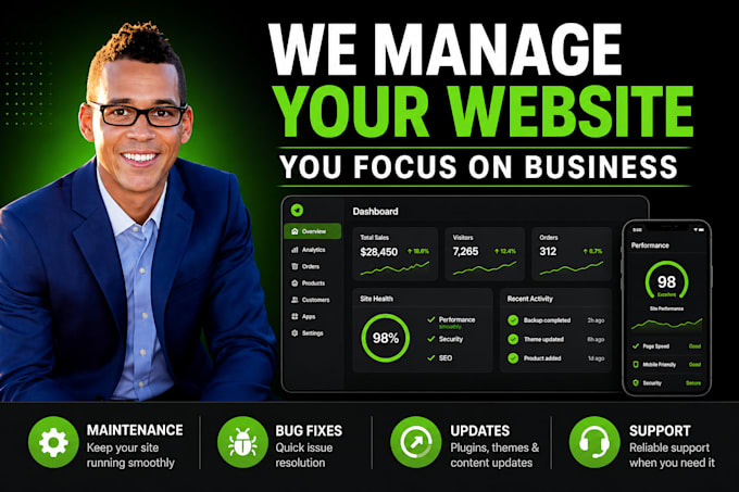 fix shopify bugs, upload products, and provide website maintenance