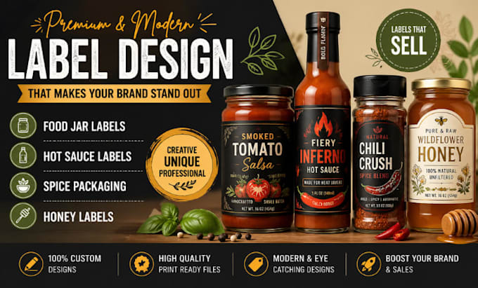 design a label for your product
