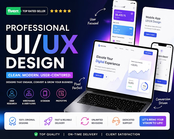 design high quality UI UX previews for your apps and websites