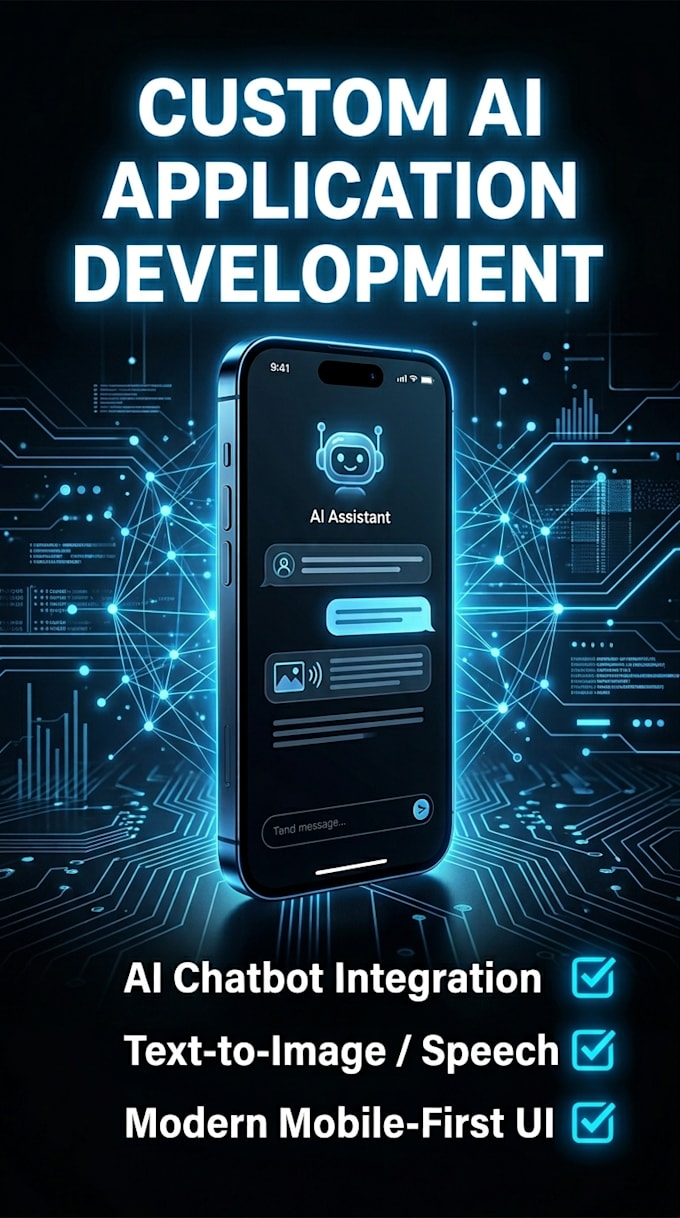 build a custom ai mobile app with API integration