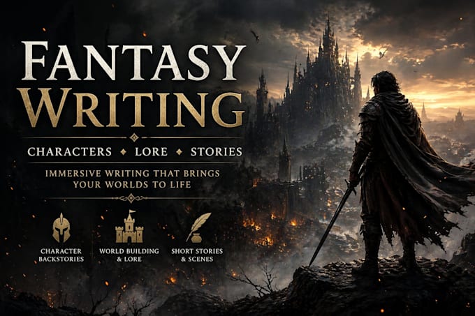 write immersive fantasy lore, character backstories, and worldbuilding