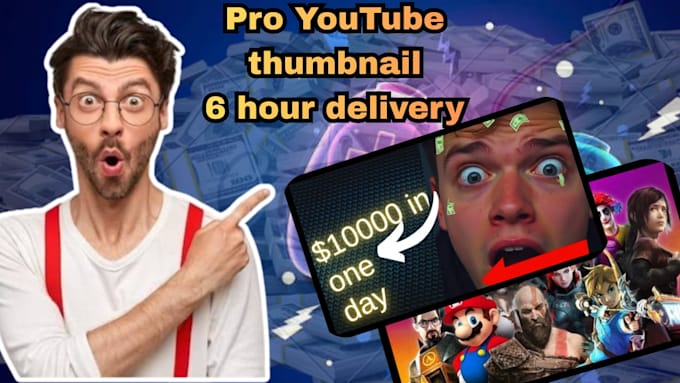 create clickbait youtube thumbnail in six hours