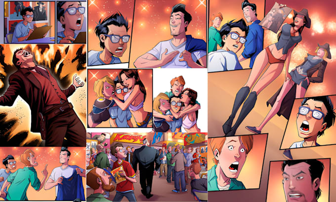 do comic book illustration graphic novel comic strip comic artist webcomic