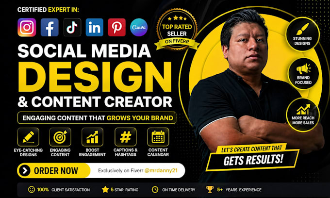 social media posts and content