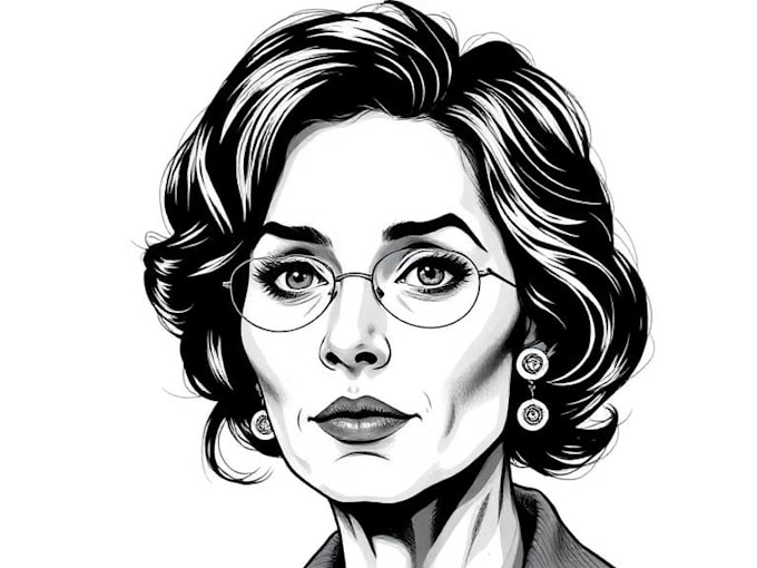 create a awesome wsj style hedcut portrait for you