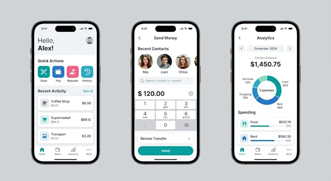 design user friendly mobile app UI UX