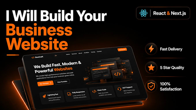 Build a modern business website using react and nextjs by M_umaim | Fiverr