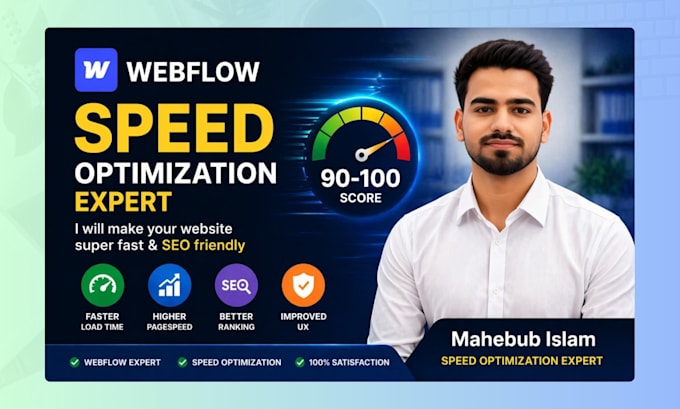 do webflow website speed optimization on google pagespeed insights