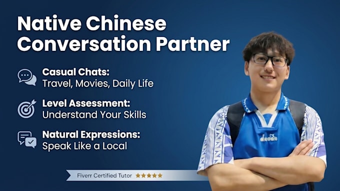 be your chinese conversation partner for friendly practice