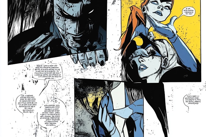 superhero comic page superhero character for comics