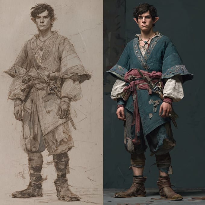 dnd character art and dnd character art