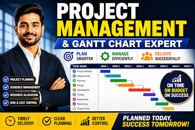 assist in execute your project as a project manager