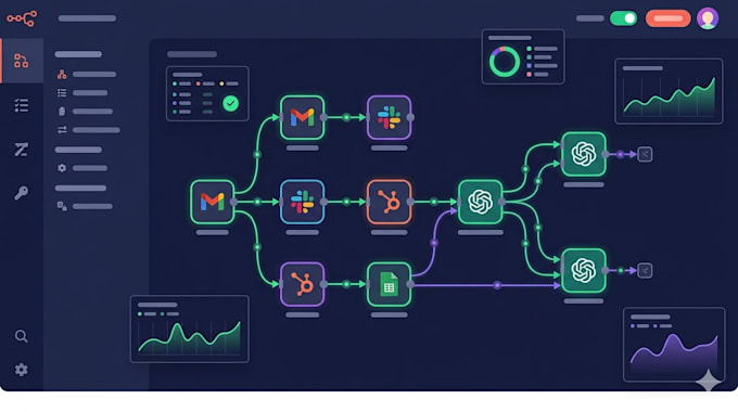 n8n workflow to connect any apps and save hours