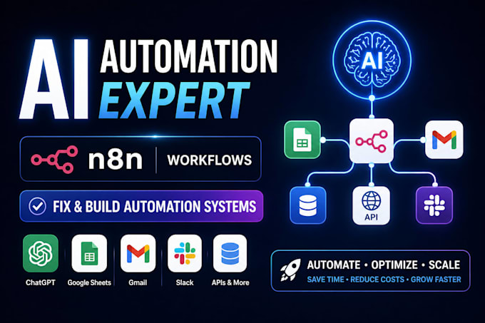 build n8n ai automation workflows and fix n8n errors