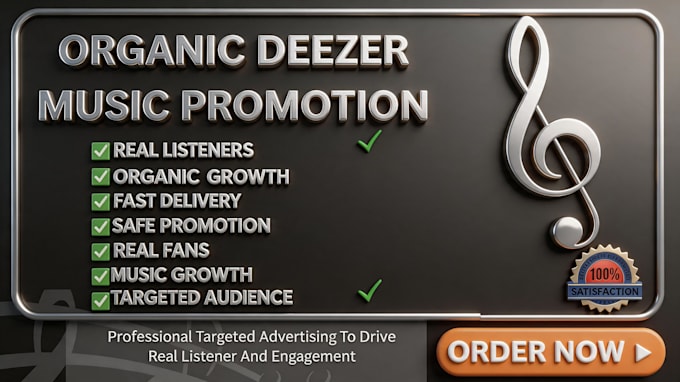 do organic deezer music promotion deezer playlist promotion deezer streams