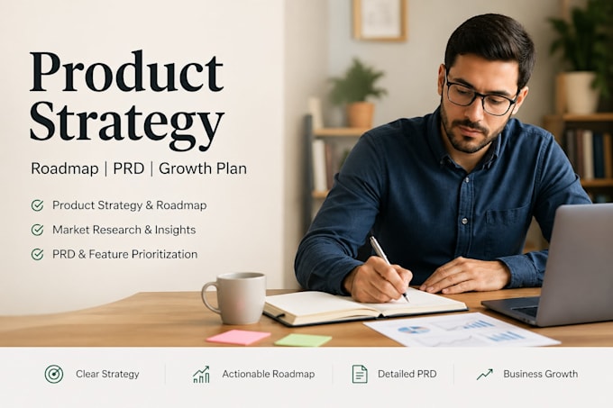 develop a product roadmap and strategy for your business