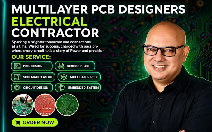design pcb layout and circuit schematics with gerber, bom in kicad or altium pcb