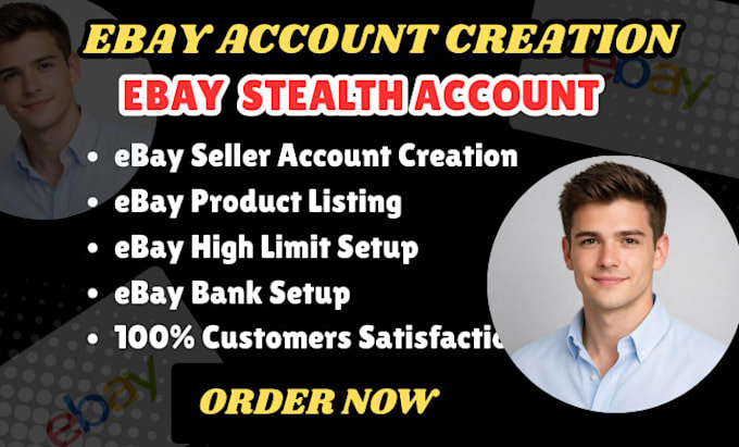 create verified US UK ebay seller account ebay store ebay account creation
