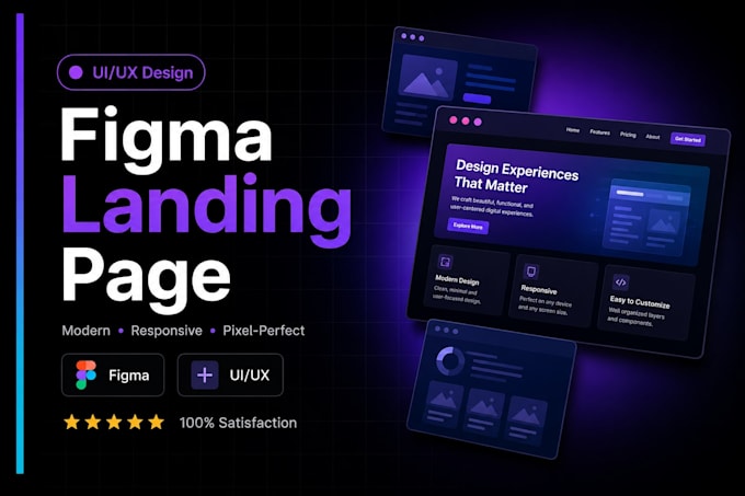 create a stunning responsive website UI design in figma