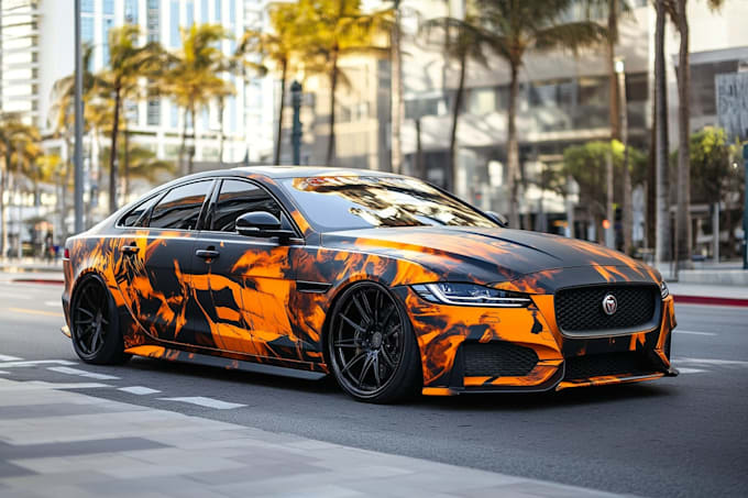 design high quality car wrap and vehicle wrap