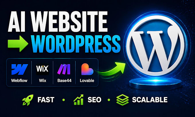 convert lovable ai to shopify migrate base44 to wix clone hostinger to wordpress