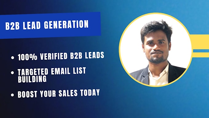 do b2b lead generation, email list building for business
