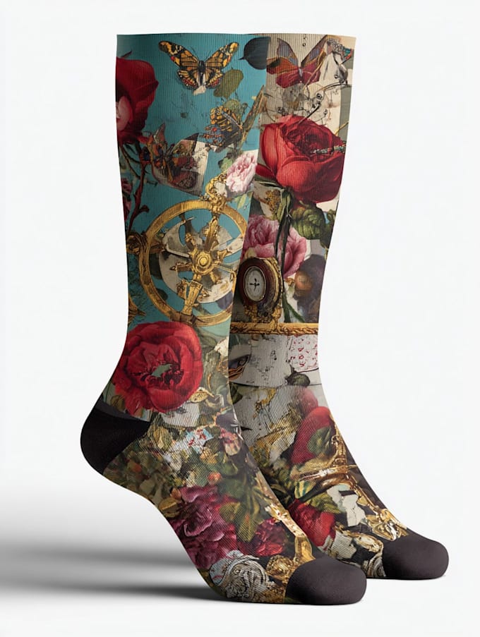 design custom and unique socks design