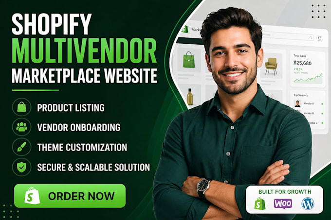 build shopify multivendor multi vendor ecommerce marketplace website development
