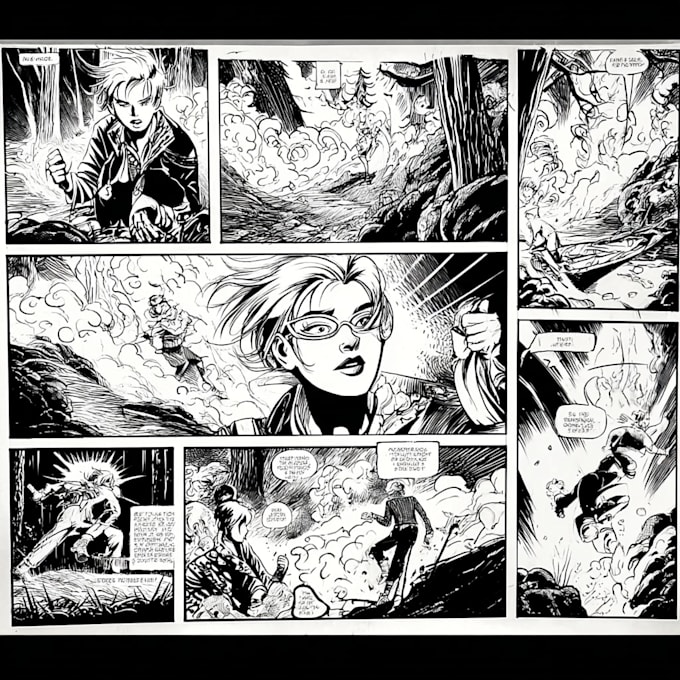 draw and write your illustrated book or comic book