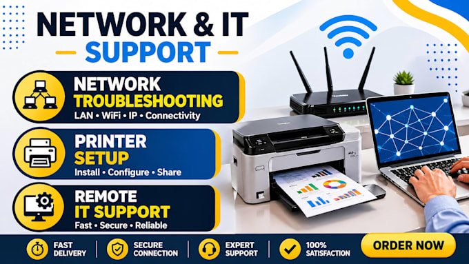fix network issues, wifi, lan, IP configuration remotely