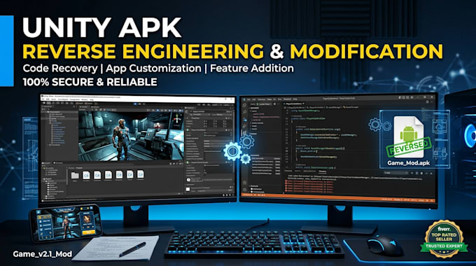 reverse engineer unity apk for debugging, recovery and edits