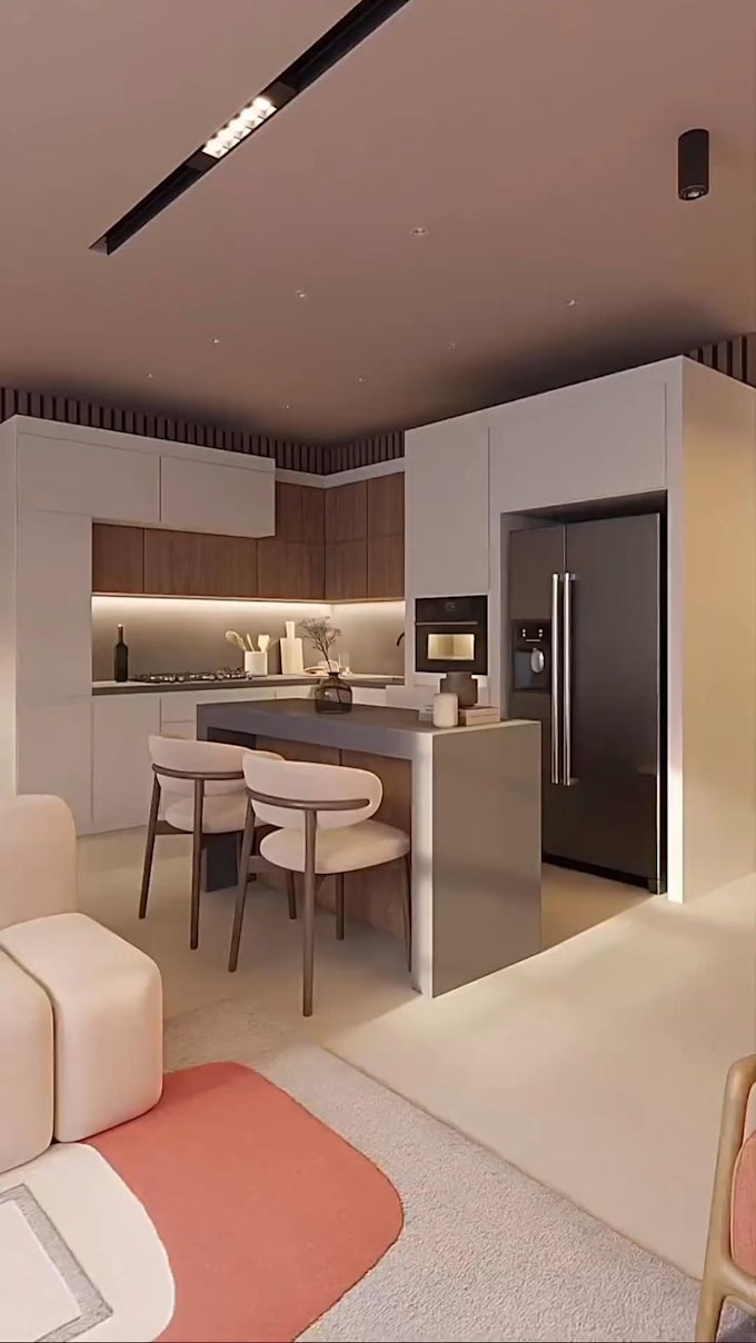 design 3d kitchen interior design, 3d modern exterior model using homestyler