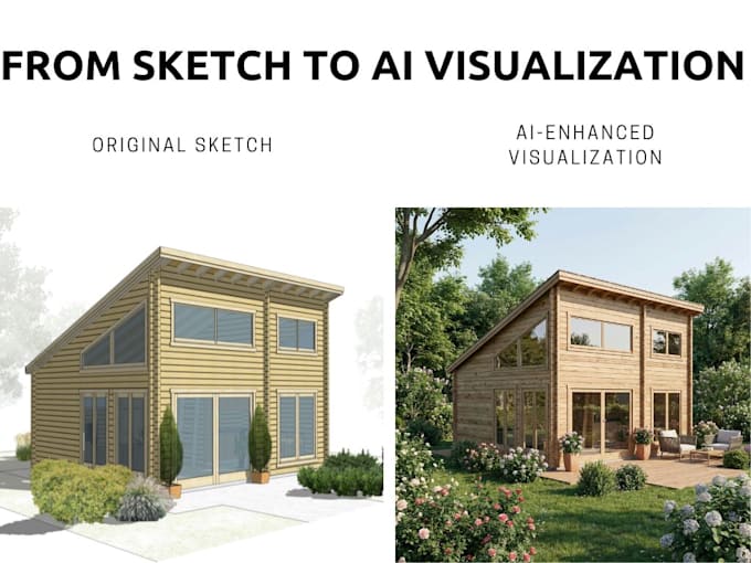 enhance sketchup exterior renders using ai