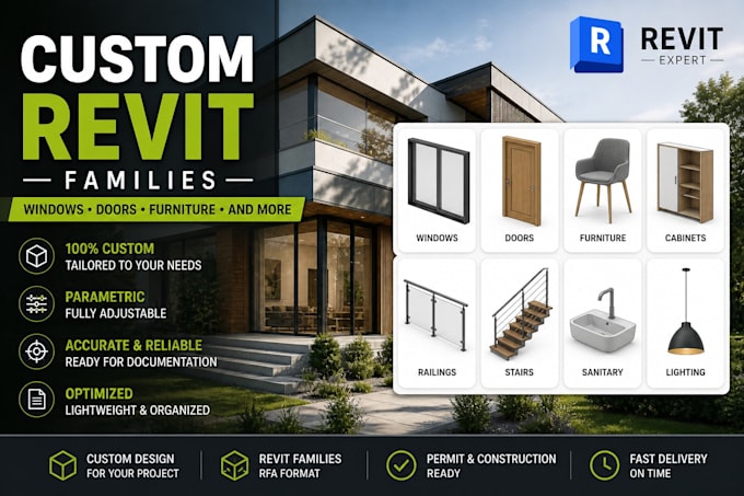 create a custom parametric revit family for your project